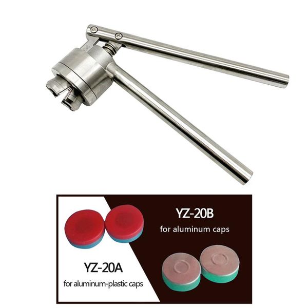 20mm manual vial crimper hand sealing machine for crimping tool bottle capping capper stainless steel packaging bag clips
20mm manual vial crimper hand sealing machine for crimping tool bottle capping capper stainless steel packaging bag clips