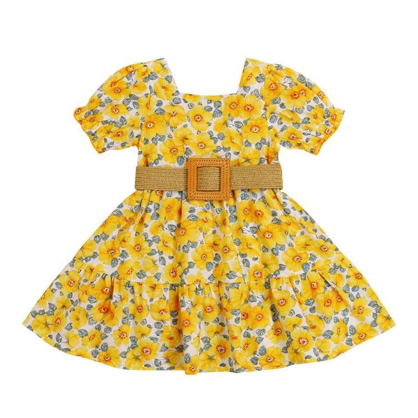 girl's dresses summer princess toddler girls dress with belt 1-6y flowers printed ruffles sleeve knee length a-line, Red;yellow
girl's dresses summer princess toddler girls dress with belt 1-6y flowers printed ruffles sleeve knee length a-line, Red;yellow