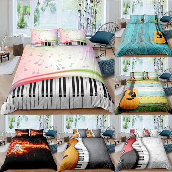 bedding sets 2021 guitar piano keys 3d set /twin/king size duvet cover pillowcase christmas decoration for home textiles
bedding sets 2021 guitar piano keys 3d set /twin/king size duvet cover pillowcase christmas decoration for home textiles