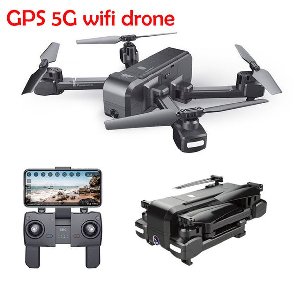 Foldable 5G WIFI GPS drone Quadrocopter with HD 1080P adjust Camera quadcopter FPV Altitude Hold Smart Follow led Rc Helicopter, Black 1080p 5g
Foldable 5G WIFI GPS drone Quadrocopter with HD 1080P adjust Camera quadcopter FPV Altitude Hold Smart Follow led Rc Helicopter, Black 1080p 5g