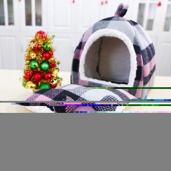 fashion plaid camping dog beds winter warm pet house with cushion pillow cotton bone cat room bedding for small little animal kennels & pens
fashion plaid camping dog beds winter warm pet house with cushion pillow cotton bone cat room bedding for small little animal kennels & pens