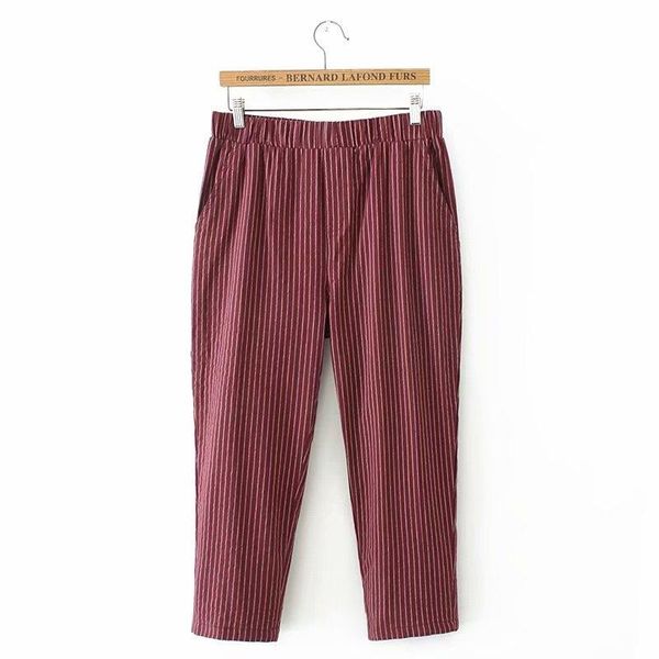 plus size 2xl-4xl women's striped 3/4 cropped pants vintage elastic waist casual & capris, Black;white
plus size 2xl-4xl women's striped 3/4 cropped pants vintage elastic waist casual & capris, Black;white