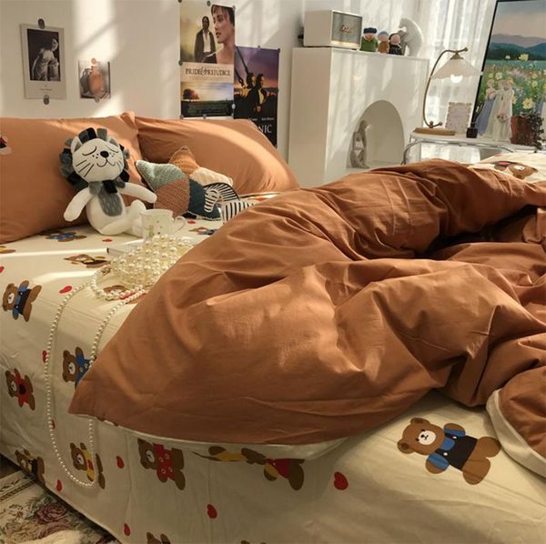 bedding sets cute cartoon bear set kid child teen,single doule cotton twin full home textile bed sheet pillow case duvet cover
bedding sets cute cartoon bear set kid child teen,single doule cotton twin full home textile bed sheet pillow case duvet cover