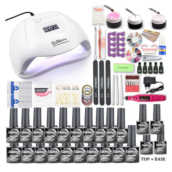 120/72/54/6w uv led lamp for gel polish set kit varnish electric drill manicure nail art tools
120/72/54/6w uv led lamp for gel polish set kit varnish electric drill manicure nail art tools