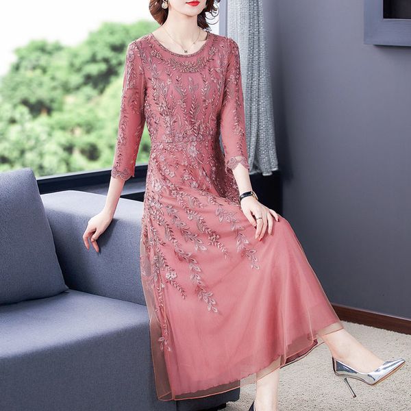 retro autumn around the neck embroidered simple stylish thin casual print long sleeve female dress y765 87iv, Black;gray
retro autumn around the neck embroidered simple stylish thin casual print long sleeve female dress y765 87iv, Black;gray