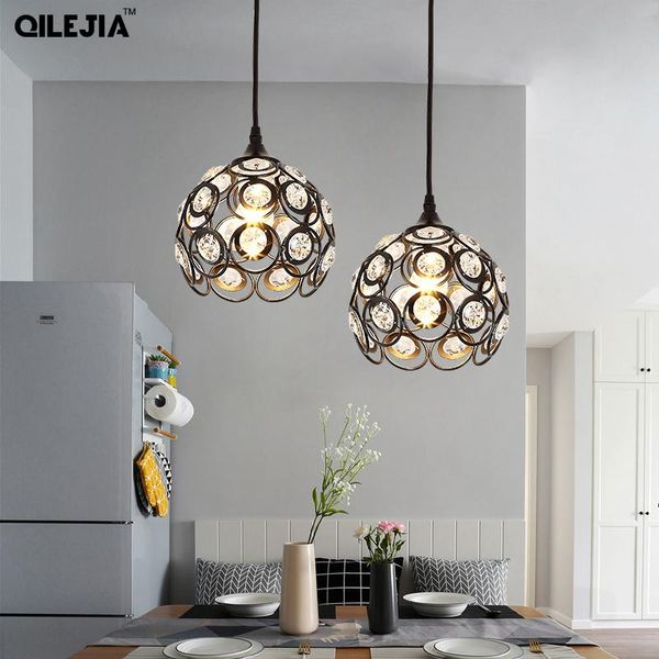 modern luxury e27 crystal pendant lights led nordic white/black color hanging lamp for living room kitchen lighting fixtures chandeliers
modern luxury e27 crystal pendant lights led nordic white/black color hanging lamp for living room kitchen lighting fixtures chandeliers