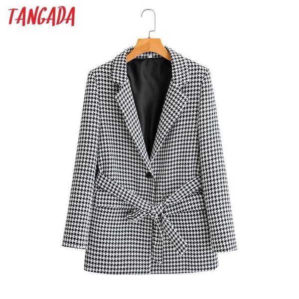 tangada women fashion plaid winter blazer coat with slash long sleeve female outerwear chic sy97 210609, White;black
tangada women fashion plaid winter blazer coat with slash long sleeve female outerwear chic sy97 210609, White;black