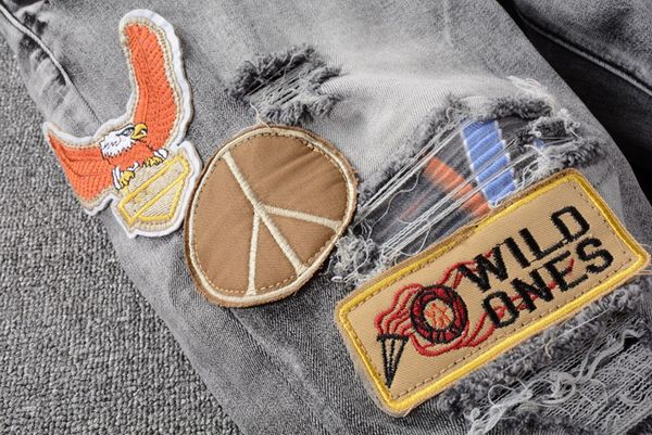fashion design summer mens jeans slim mans modern character slim eagle pattern motorbike style pants, Blue
fashion design summer mens jeans slim mans modern character slim eagle pattern motorbike style pants, Blue