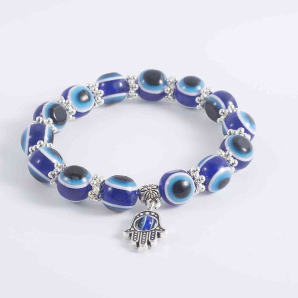 retro fashion vintage blue beads hand of fatima lucky bracelet handmade cute elastic beaded blue ey chain bracelets, Golden;silver
retro fashion vintage blue beads hand of fatima lucky bracelet handmade cute elastic beaded blue ey chain bracelets, Golden;silver
