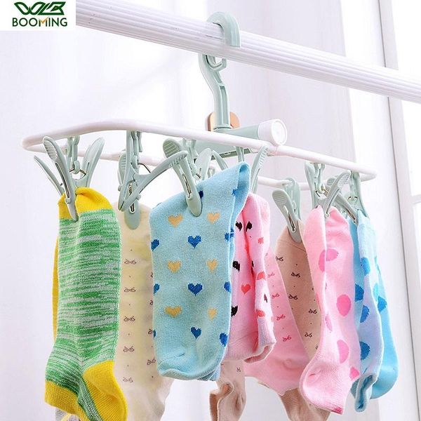 hangers & racks wbbooming 12 clips folding drying underwear socks hanger multi-functional clothes rack plastic portable cloth
hangers & racks wbbooming 12 clips folding drying underwear socks hanger multi-functional clothes rack plastic portable cloth