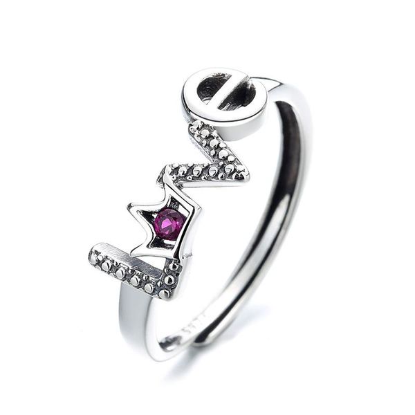 cluster rings s925 sterling silver double knotted love crown shape inlaid pink zircon ring proposal sweet romantic, Golden;silver
cluster rings s925 sterling silver double knotted love crown shape inlaid pink zircon ring proposal sweet romantic, Golden;silver