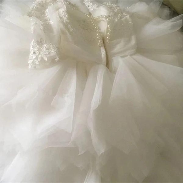 girl's dresses pearls lace applique tiered white flower girl dress for wedding tulle children ball gown birthday party communion wears, Red;yellow
girl's dresses pearls lace applique tiered white flower girl dress for wedding tulle children ball gown birthday party communion wears, Red;yellow