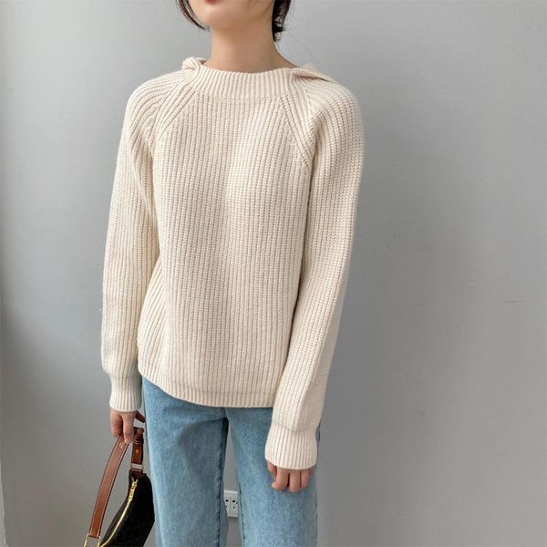 women's sweaters autumn and winter sweater casual solid color loose hooded, White;black
women's sweaters autumn and winter sweater casual solid color loose hooded, White;black