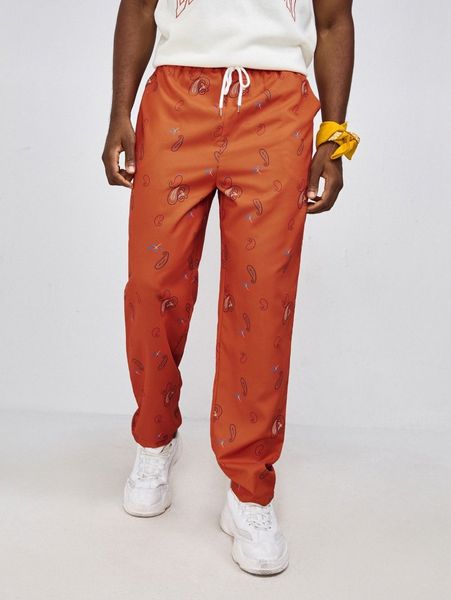 romwe guys paisley drawstring pants a8gl#, Black
romwe guys paisley drawstring pants a8gl#, Black