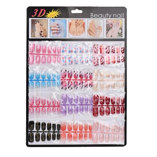 nail art kits 144pcs false tips colorful artificial fake acrylic manicure gel fingernails artifical nails tip diy tool 208
nail art kits 144pcs false tips colorful artificial fake acrylic manicure gel fingernails artifical nails tip diy tool 208