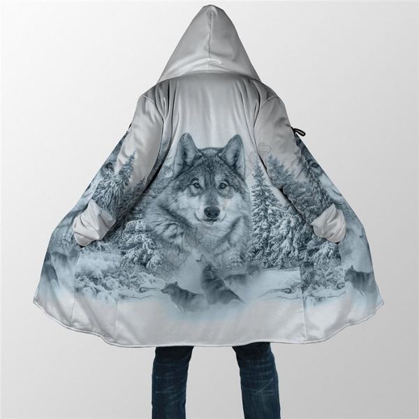 men's wool & blends winter men for women hooded cloak beautifull white wolf 3d all over prined fleece wind breaker warm hood, Black
men's wool & blends winter men for women hooded cloak beautifull white wolf 3d all over prined fleece wind breaker warm hood, Black