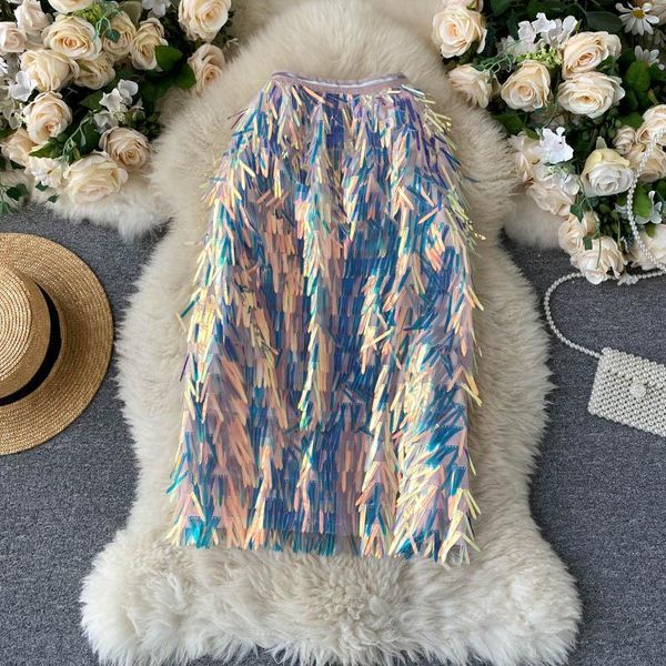 skirts 2021 women autumn winter fashion elegant faldas female slim sequined a-line high waist skirt lady casual loose shiny g253, Black
skirts 2021 women autumn winter fashion elegant faldas female slim sequined a-line high waist skirt lady casual loose shiny g253, Black