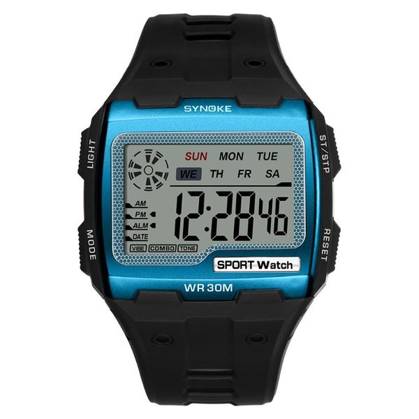 wristwatches fashion square digital watch men's led waterproof shockproof sports casual big dial electronic clock relojes hombre, Slivery;brown
wristwatches fashion square digital watch men's led waterproof shockproof sports casual big dial electronic clock relojes hombre, Slivery;brown