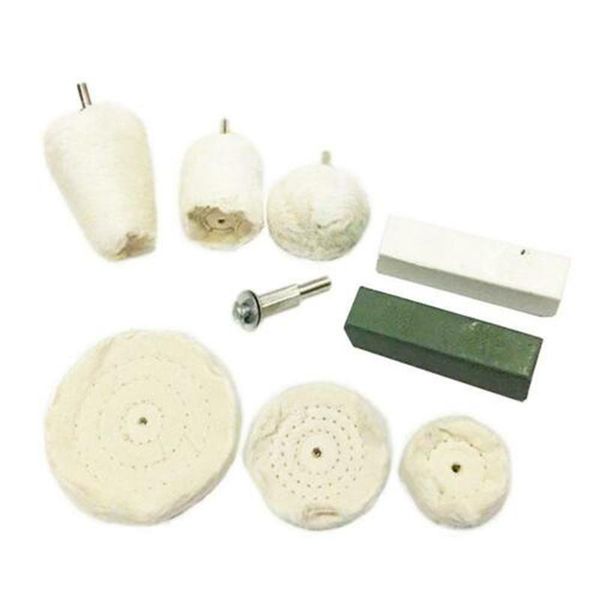 hand & power tool accessories 9pcs polishing kit dome goblet cylinder mop buffing wheel compound t-shaped grinding head band 1/4 handle suit
hand & power tool accessories 9pcs polishing kit dome goblet cylinder mop buffing wheel compound t-shaped grinding head band 1/4 handle suit
