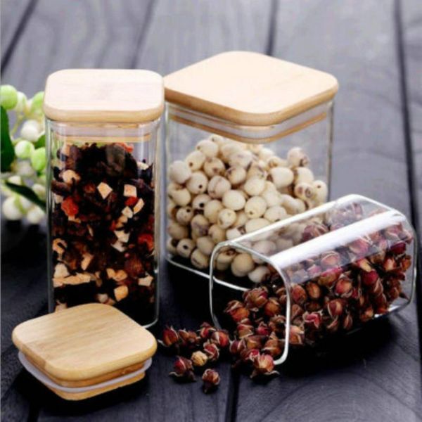 storage bottles & jars square tank factory direct supply four kitchen glass grain tea can containers
storage bottles & jars square tank factory direct supply four kitchen glass grain tea can containers
