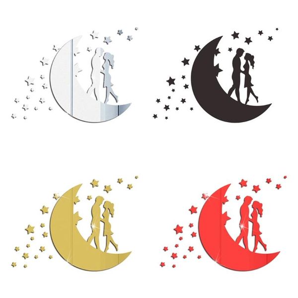 window stickers x37e moon star couple acrylic mirror sticker 3d modern decorative diy art wall decal
window stickers x37e moon star couple acrylic mirror sticker 3d modern decorative diy art wall decal