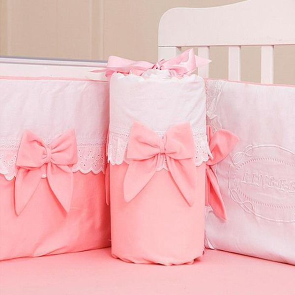 4pcs cotton baby bedding set bumper romantic bow computer embroidery lace born crib mattress cover cot sheet for boy sets
4pcs cotton baby bedding set bumper romantic bow computer embroidery lace born crib mattress cover cot sheet for boy sets