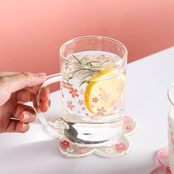 wine glasses kawaii cherry blossom glass simple household milk cup heat-resistant cute girl heart water juice coffee breakfast
wine glasses kawaii cherry blossom glass simple household milk cup heat-resistant cute girl heart water juice coffee breakfast