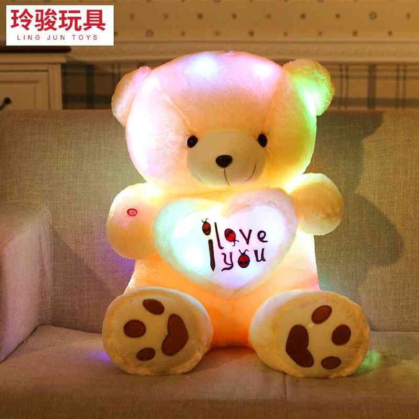 ling jun plush toy doll children's love teddy valentine's day music luminous heart hugging bear
ling jun plush toy doll children's love teddy valentine's day music luminous heart hugging bear