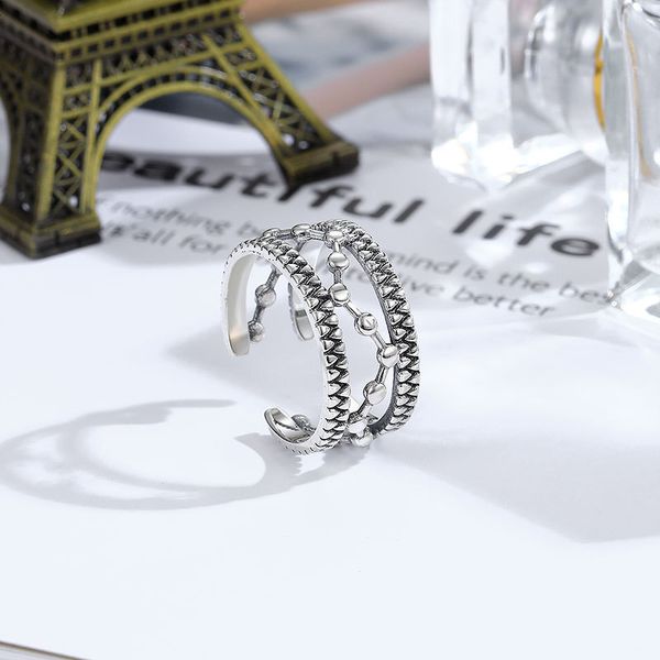 delicate ring korean s925 sterling silver with hollow tooth double side beaded
delicate ring korean s925 sterling silver with hollow tooth double side beaded
