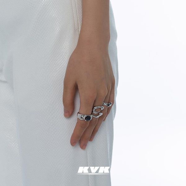cluster rings kvk ring women's summer 925 silver luxury niche design simple cold wind poison combination set fashion, Golden;silver
cluster rings kvk ring women's summer 925 silver luxury niche design simple cold wind poison combination set fashion, Golden;silver