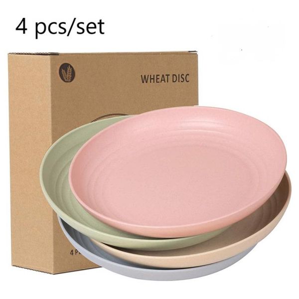 dishes & plates 4 pcs/set wheat straw tableware set dinner fruit for kids salad bowl table tray container
dishes & plates 4 pcs/set wheat straw tableware set dinner fruit for kids salad bowl table tray container
