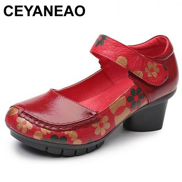 dress shoes ceyaneao soft med heels vintage style genuine leather personality casual women's pumps summer cowhide retro floral handmad, Black
dress shoes ceyaneao soft med heels vintage style genuine leather personality casual women's pumps summer cowhide retro floral handmad, Black