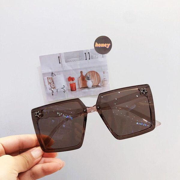 sunglasses vintage square oversized women men brand designer transparent gradient sun glasses big frame eyewear uv400, White;black
sunglasses vintage square oversized women men brand designer transparent gradient sun glasses big frame eyewear uv400, White;black