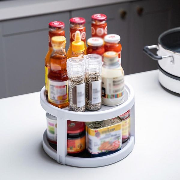 hooks & rails 360° rotaing kitchen storage racks double layer non-skid holders use for spice drink cosmetic shelf turntable organizer
hooks & rails 360° rotaing kitchen storage racks double layer non-skid holders use for spice drink cosmetic shelf turntable organizer
