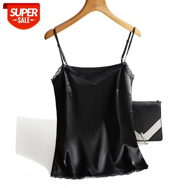 2021 lace women halter v neck basic black cami sleeveless satin silk tank women's summer camisole beige strap #w39y, White
2021 lace women halter v neck basic black cami sleeveless satin silk tank women's summer camisole beige strap #w39y, White