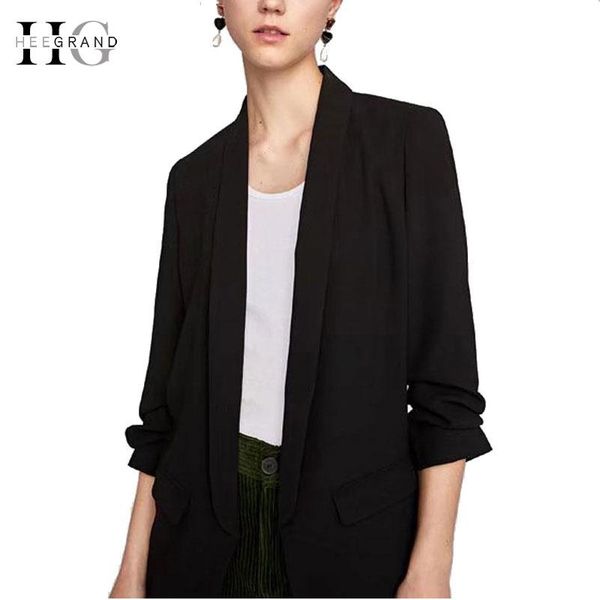 women's suits & blazers hee grand 2021 autumn fashion women ol workwear plus size xxl black suit jacket office lady blazer feminino wwx, White;black
women's suits & blazers hee grand 2021 autumn fashion women ol workwear plus size xxl black suit jacket office lady blazer feminino wwx, White;black