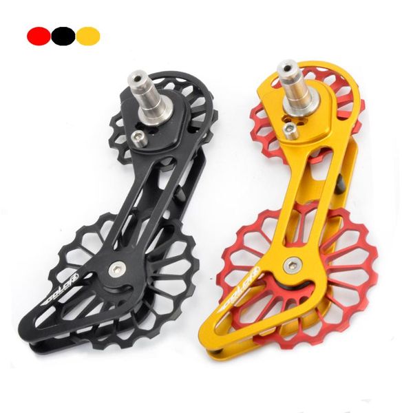 bike derailleurs bicycle aluminum alloy road rear 17t ceramic jockey pulley for ultegra 6800 r7000 r8000 r9100 force red 
bike derailleurs bicycle aluminum alloy road rear 17t ceramic jockey pulley for ultegra 6800 r7000 r8000 r9100 force red