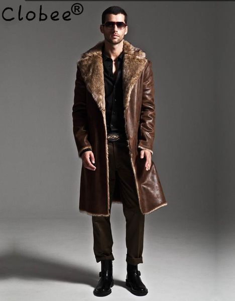 men's fur & faux winter leather jacket men sheepskin coats lined motorcycle jackets fleece collar blouson outfit genuin yyj0009, Black
men's fur & faux winter leather jacket men sheepskin coats lined motorcycle jackets fleece collar blouson outfit genuin yyj0009, Black