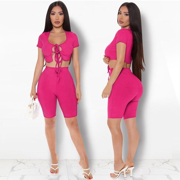 women's jumpsuits & rompers tnnaoff knitted two piece tracksuits women set hollow out bandage short sleeve biker shorts streetwear, Black;white
women's jumpsuits & rompers tnnaoff knitted two piece tracksuits women set hollow out bandage short sleeve biker shorts streetwear, Black;white