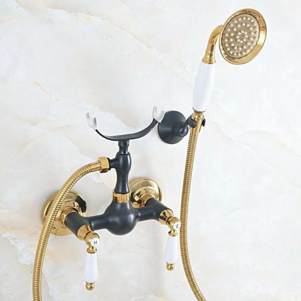 black & gold brass shower faucets set wall mounted bath mixer tap with hand sprayer head kna564 bathroom sets
black & gold brass shower faucets set wall mounted bath mixer tap with hand sprayer head kna564 bathroom sets