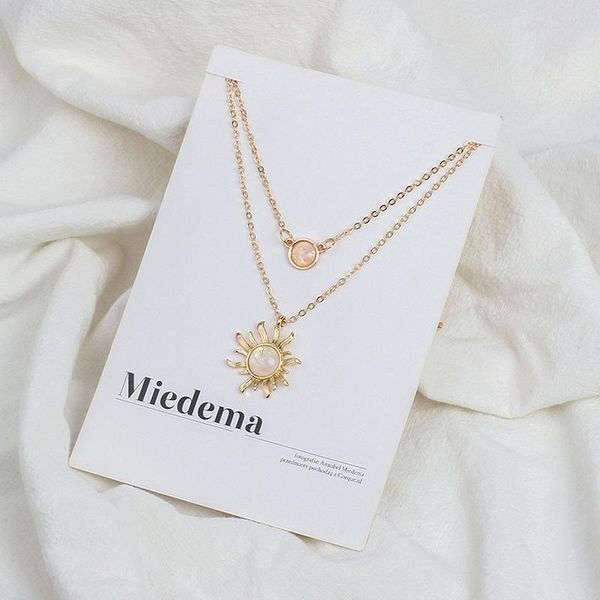 pendant necklaces msimple fashion sun collar for women jewelry friendship gift gold color metal long chain necklace collier femme, Silver
pendant necklaces msimple fashion sun collar for women jewelry friendship gift gold color metal long chain necklace collier femme, Silver