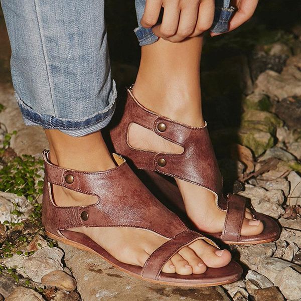 women shoes soft leather casual summer female zip plus size 35-43 sandals beach zapatos de mujer, Black
women shoes soft leather casual summer female zip plus size 35-43 sandals beach zapatos de mujer, Black