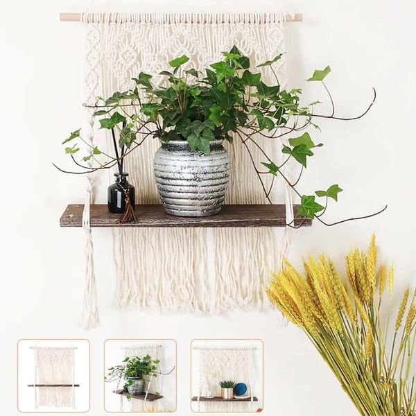 tapestries macrame hanging planter basket wall handmade plant hanger pot indoor purl edging and wood bead party wedding home decoration
tapestries macrame hanging planter basket wall handmade plant hanger pot indoor purl edging and wood bead party wedding home decoration