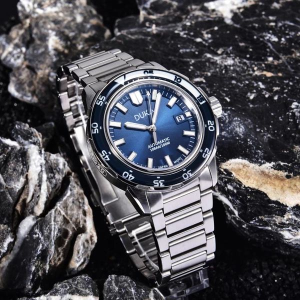 wristwatches duka 2021 men's watches ceramic bezel automatic watch for men mechanical wristwatch nh35 stainless steel clock, Slivery;brown
wristwatches duka 2021 men's watches ceramic bezel automatic watch for men mechanical wristwatch nh35 stainless steel clock, Slivery;brown