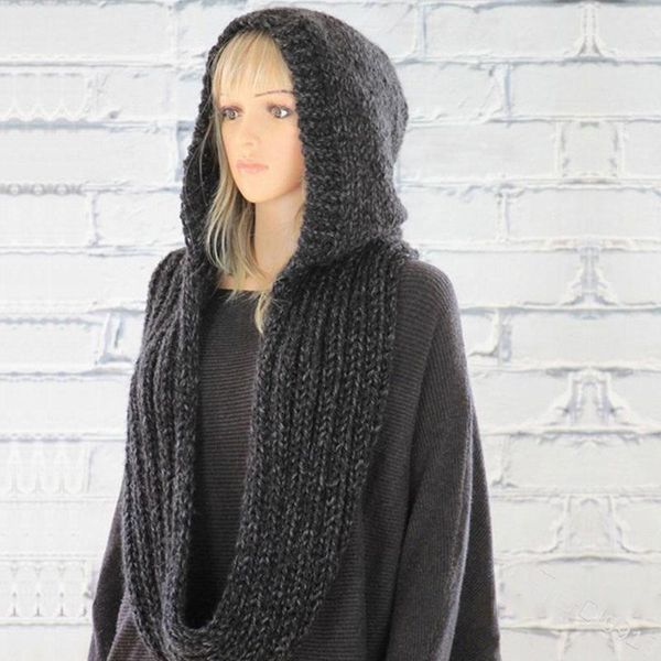 scarves winter fashion knitted scarf for ladies keeping warm hat dual purpose cape wraps shawl z3h5, Blue;gray
scarves winter fashion knitted scarf for ladies keeping warm hat dual purpose cape wraps shawl z3h5, Blue;gray
