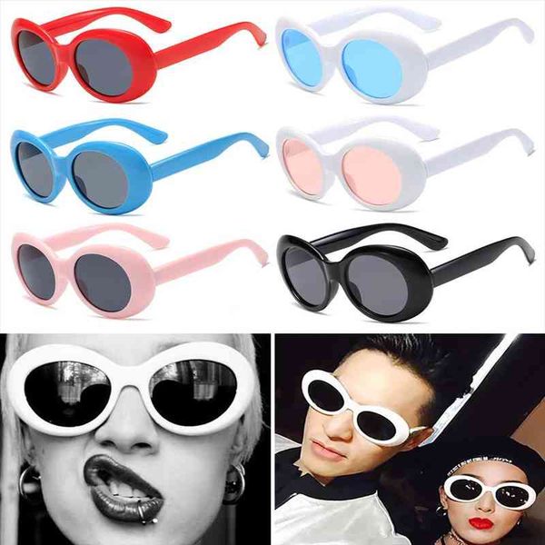 uv400 protection anti-reflective oval round glasses trendy clout goggle kurt cobain sunglasses funny cool style eyewear, White;black
uv400 protection anti-reflective oval round glasses trendy clout goggle kurt cobain sunglasses funny cool style eyewear, White;black