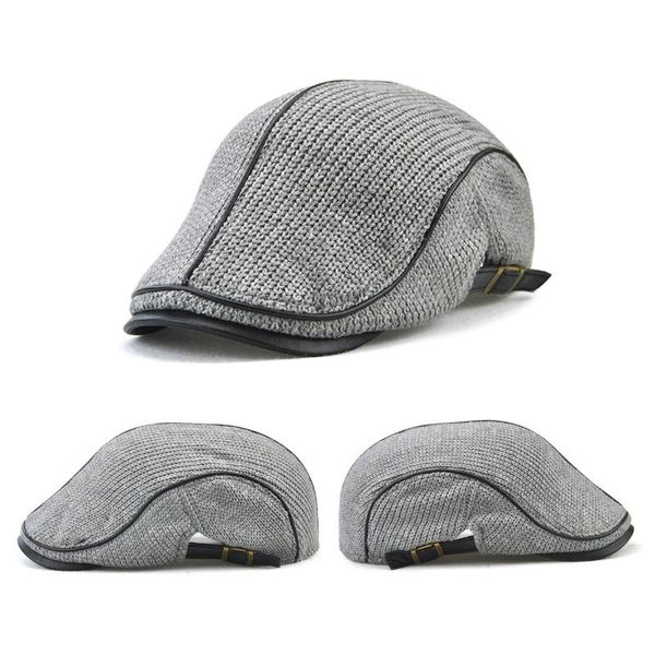 brand knitted beret casquette homme leather flat cap for men boina hombre visor hat planas snapback outdoor hats, Black;white
brand knitted beret casquette homme leather flat cap for men boina hombre visor hat planas snapback outdoor hats, Black;white