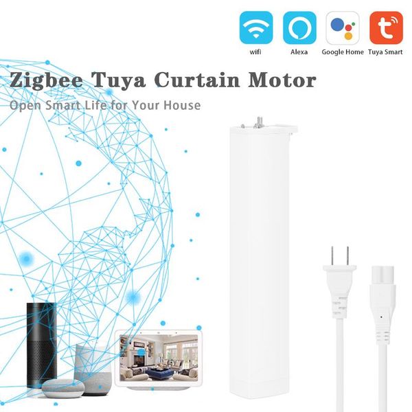 smart home control tuya wifi intelligent curtain blind switch electric motorized roller shutter remote for alexa