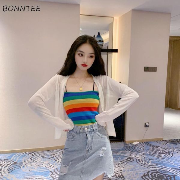 women's tanks & camis camisole women fashion spaghetti strap summer all-match backless slim korean style streetwear colorful female cro, White
women's tanks & camis camisole women fashion spaghetti strap summer all-match backless slim korean style streetwear colorful female cro, White