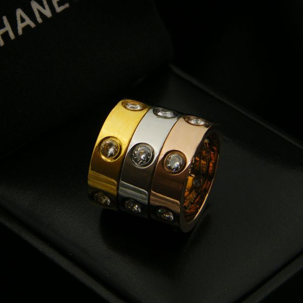 titanium steel silver love ring men and women rose gold cluster rings jewelry for lovers couple rings gift, Golden;silver
titanium steel silver love ring men and women rose gold cluster rings jewelry for lovers couple rings gift, Golden;silver